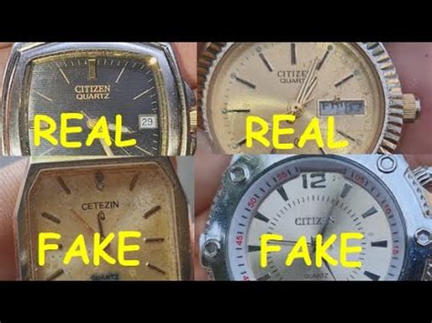 how do i know if my citizen watch is fake|real vs fake watch.